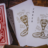Cobra Red Playing Cards