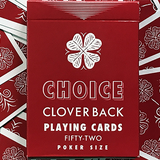 Choice Cloverback Red Playing Cards