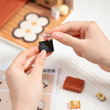 Cozy Living Lounge DIY Miniature House Puzzle Kit