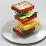 The Sandwich Series Egg Playing Cards