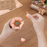 Wooden Blooming Book DIY Puzzle Kit