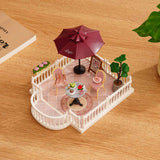 Super Creator Chic Café Terrace DIY Miniature House Expansion Pack