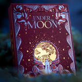 Under the Moon Moonrise Pink Playing Cards
