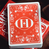 Smoke and Mirrors v8 Red Playing Cards