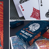 Escape Velocity Blue Playing Cards