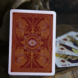 Shakespeare Burgundy Playing Cards