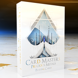 Card Masters Precious Metals White Playing Cards