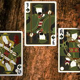 Secret Tale of Robin Hood Black Owl Playing Cards