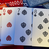Bicycle Bandana Gilded Red Playing Cards