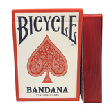 Bicycle Bandana Gilded Red Playing Cards