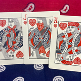 Bicycle Bandana Gilded Blue Playing Cards
