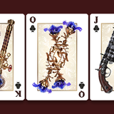 Victorian Steampunk Silver Playing Cards