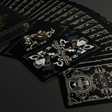 Vampire The Torpor Black Gold Gilded Playing Cards