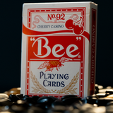 Bee Cherry Red Playing Cards