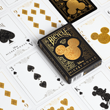 Bicycle Disney Mickey Mouse Black and Gold Playing Cards