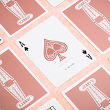 Jerry's Nugget Monotone Rose Gold Playing Cards