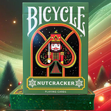 Bicycle Nutcracker Gilded Green Playing Cards