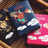 The Dragon Pink Gilded Playing Cards