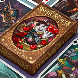 The Animal Instincts Poker and Oracle Wizard Playing Cards