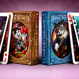 The Animal Instincts Poker and Oracle Wizard Playing Cards