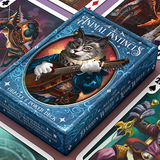 The Animal Instincts Poker and Oracle Minstrel Playing Cards