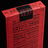 Smoke and Mirrors Anniversary Edition Rouge Playing Cards