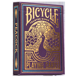 Bicycle MetalLuxe Peacock Purple Playing Cards