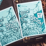 Boom Blue Playing Cards