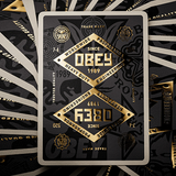 Obey Gold Edition Playing Cards