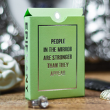 Reflections Epiphany Green (Marked) Playing Cards