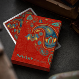 [IMPERFECT] Paisley Poker Red (Plastic) Playing Cards