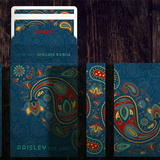 [IMPERFECT] Paisley Poker Blue (Plastic) Playing Cards