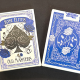 Rose Elites Old Masters Blue (Marked) Playing Cards
