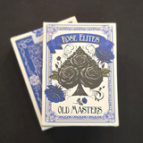 Rose Elites Old Masters Blue (Marked) Playing Cards