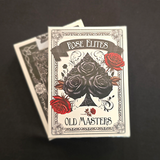 Rose Elites Old Masters Black (Marked) Playing Cards