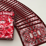 Neko Samurai Red Playing Cards