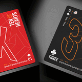 Grid Typographic v6 Playing Cards