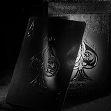 Invisible Aqua Black (Plastic) Playing Cards