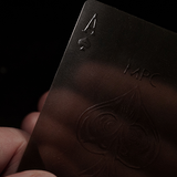 Invisible Aqua Black (Plastic) Playing Cards