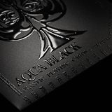 Invisible Aqua Black (Plastic) Playing Cards