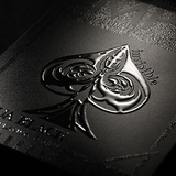 Invisible Aqua Black (Plastic) Playing Cards