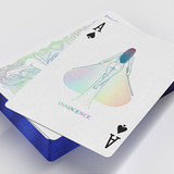 Innocence Blue Gilded Playing Cards