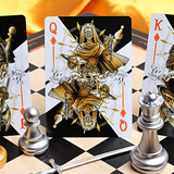 Chess White Playing Cards