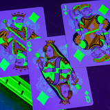 [IMPERFECT] Bicycle Neon Green Glo Playing Cards