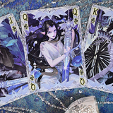 King Arthur v2 Silver Fairyland Playing Cards