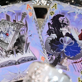 King Arthur v2 Silver Fairyland Playing Cards