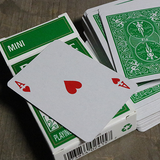 Bicycle Mini Green Playing Cards