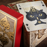 The Parlour Royale Ivory Red Edge Print Playing Cards