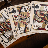 The Parlour Royale Ivory Red Edge Print Playing Cards