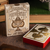 The Parlour Royale Ivory Red Edge Print Playing Cards